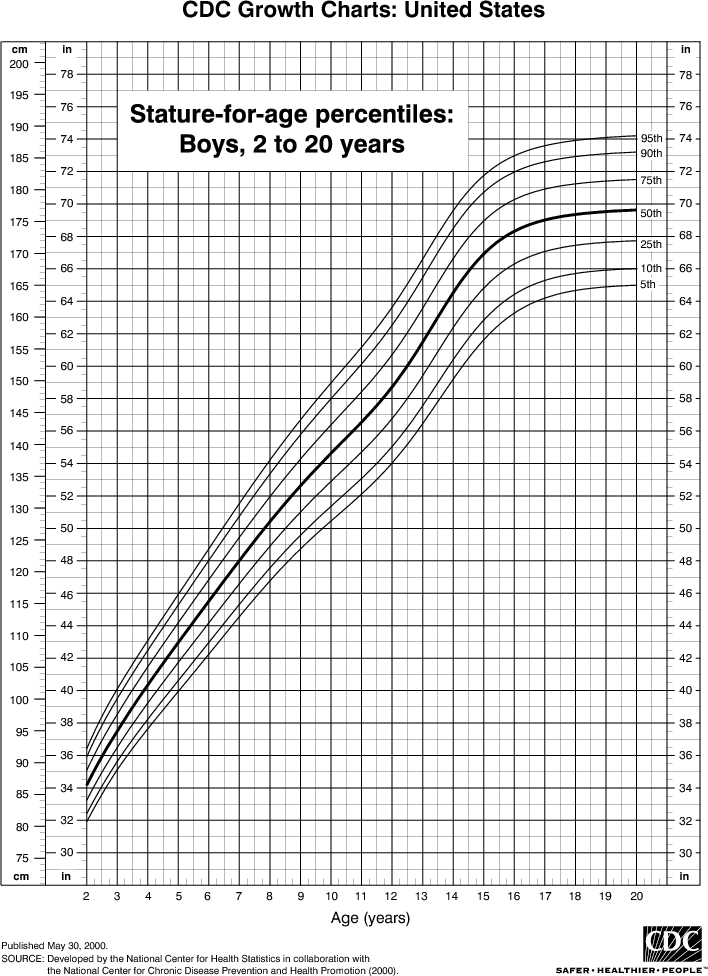 Baby Percentile Height Chart